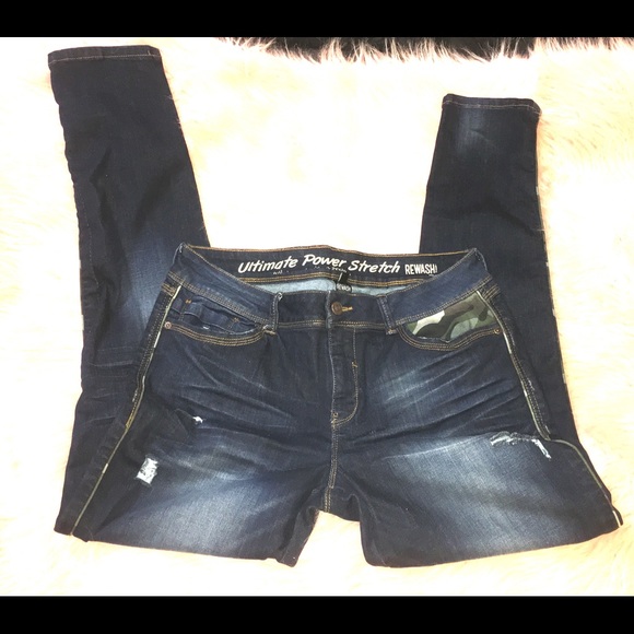 Rewash Denim - Rewash Brand ~ Power Stretch Distressed Jeans 👖